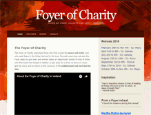 Tablet Screenshot of foyerofcharity.ie